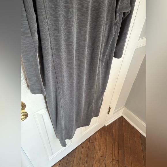 Pure Jill Sand-Washed Slub Knit Midi Dress – Size M – Effortless Coastal Chic - Picture 11 of 13